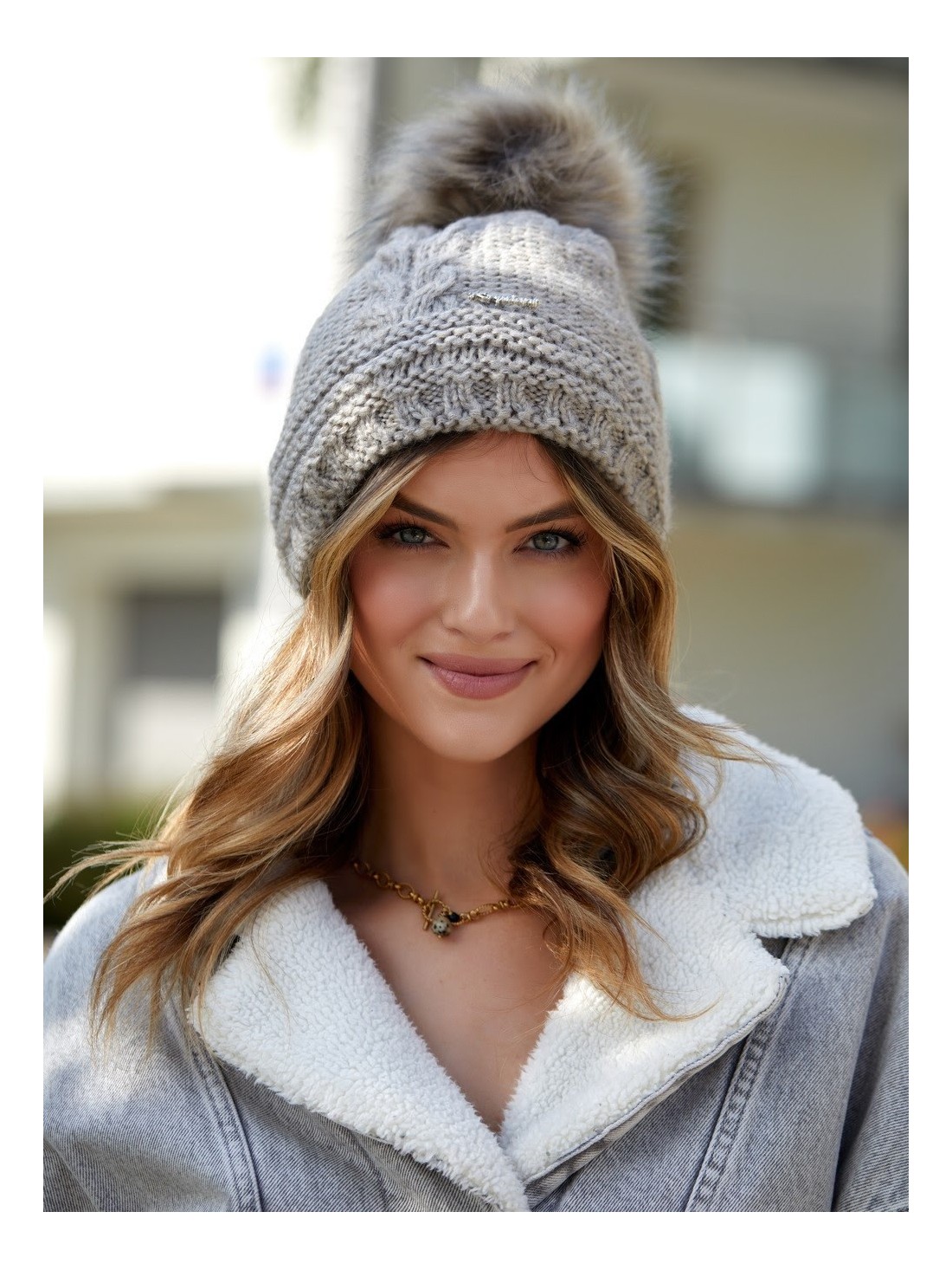 Cappuccino winter hat C10 - Online store - Boutique